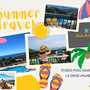 Pool House Vue Panoramique Amazing Sea View Wifi Linge Inclut Linen Included La Croix-Valmer